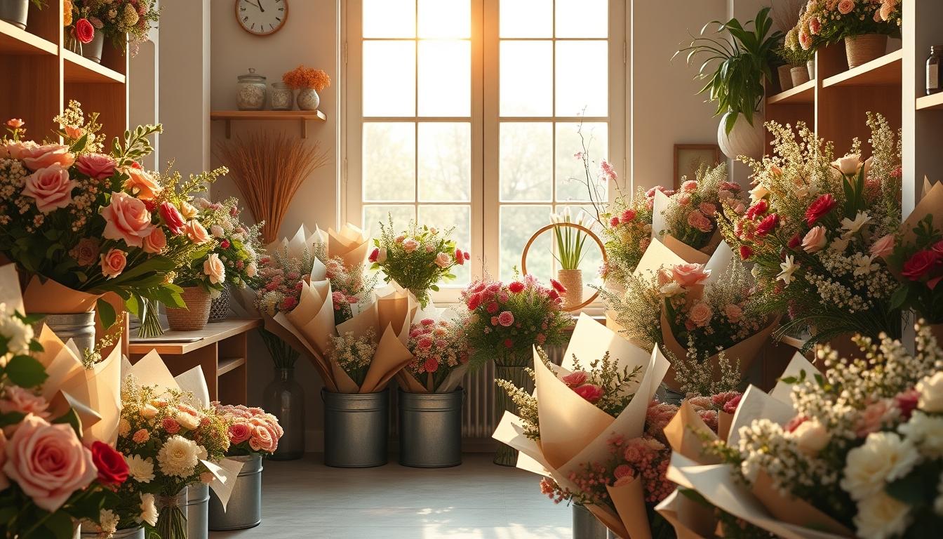 Seasonal flower arrangements